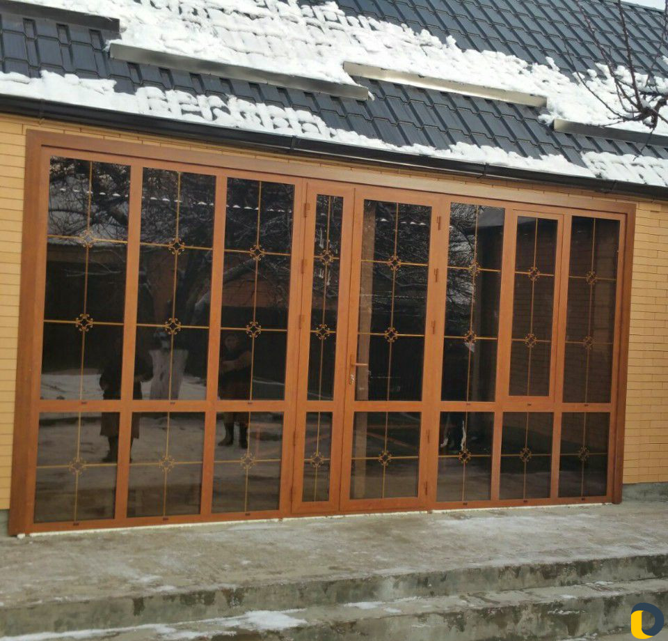 Окна двери витражи из пластика и алюминия