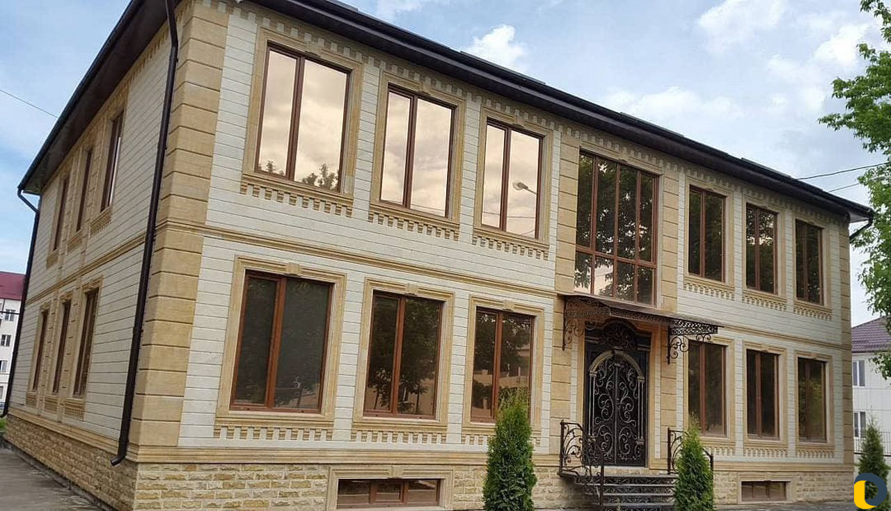 Отделка фасадов, натуральным Дагестанским природны