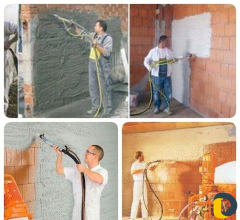 Отделочные работы Механизированная Штукатурка