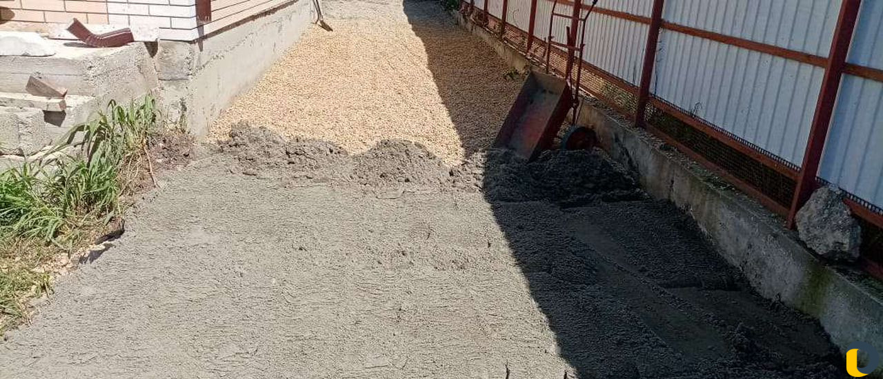 Отмостка площадка для авто без предоплат