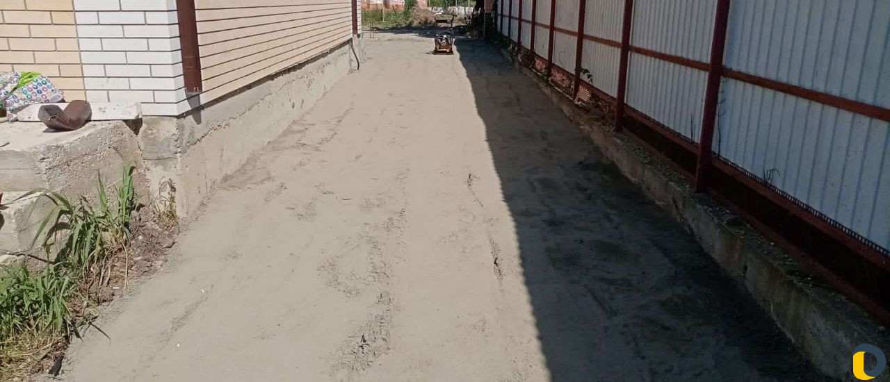 Отмостка площадка лестницы от частника