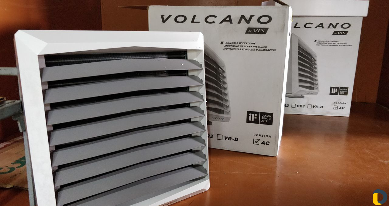 Отопление тепловентиляторами Volcano