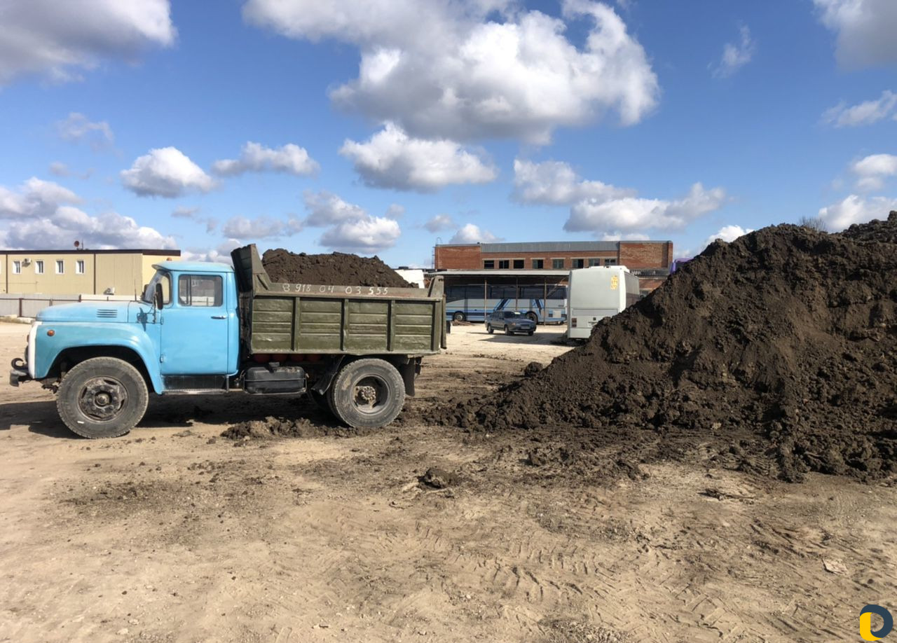 Отсев Песок Щебень Чернозём Грунт Земля плодоро