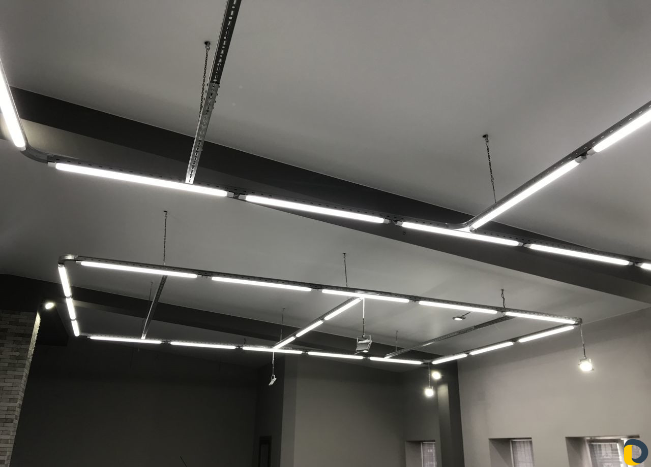 Парящие натяжные потолки,гардина пк-5,подсветки