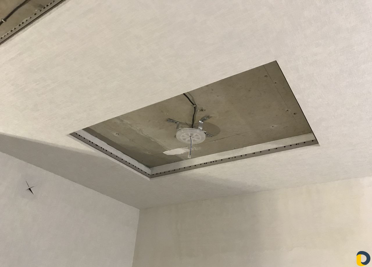 Парящие натяжные потолки,гардина пк-5,подсветки