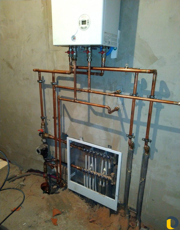 Пайка меди, медных труб,установка газовых котлов
