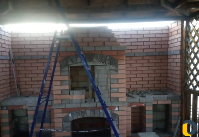 Печь барбекю, камин итд