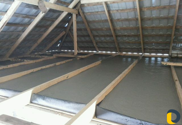 Пенабетон с добавлением волокна