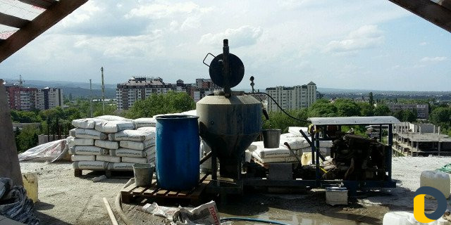 Пенобетон заливка потолков