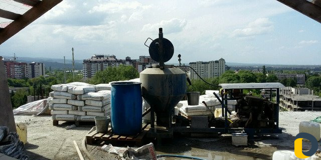 Пенобетон заливка потолков