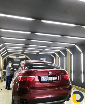 Перетяжка руля-салона автомобиля тонировка