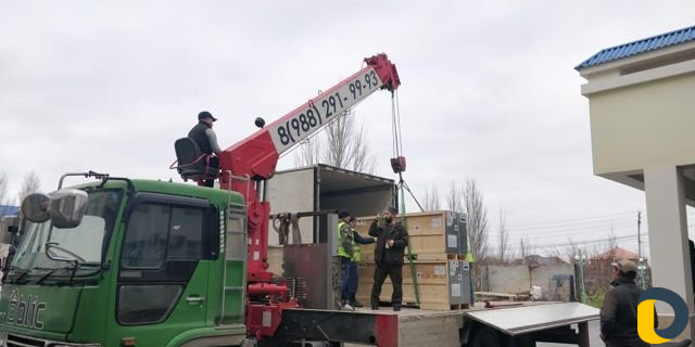 Перевозка крупногабаритных грузов на манипуляторе