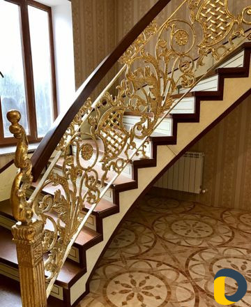 Перила для дома из алюминия