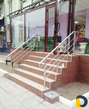 Перила из нержавеющей стали из нержавейки хром