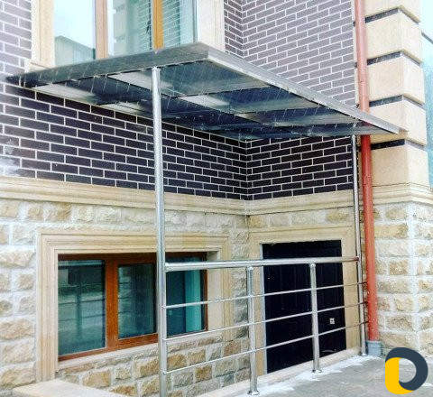 Перила из нержавеющей стали из нержавейки хром