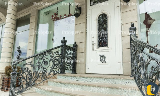 Перила литые