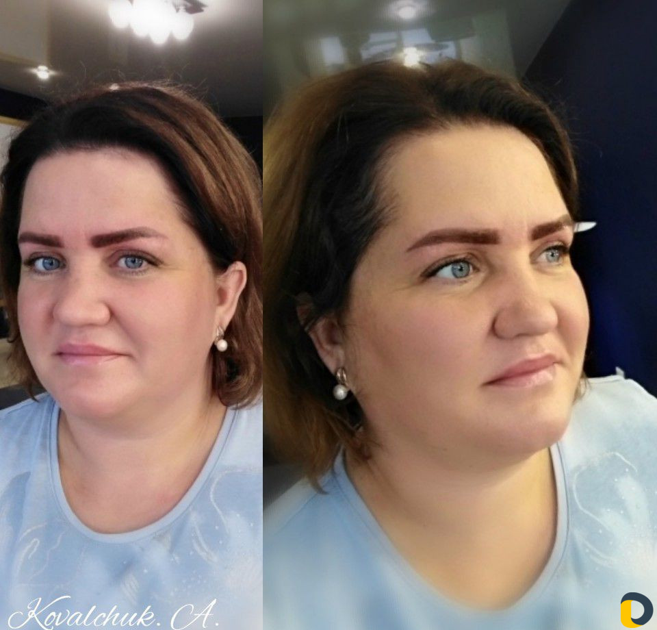 Перманент (напыление, татуаж) макияж бровей, губы