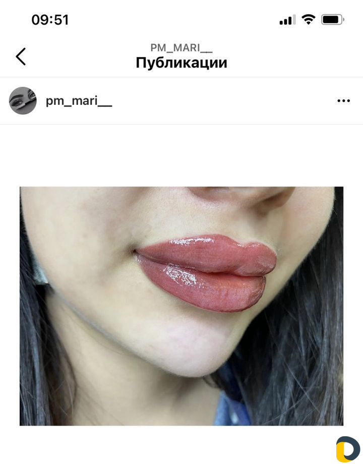 Перманентный макияж губ бровей