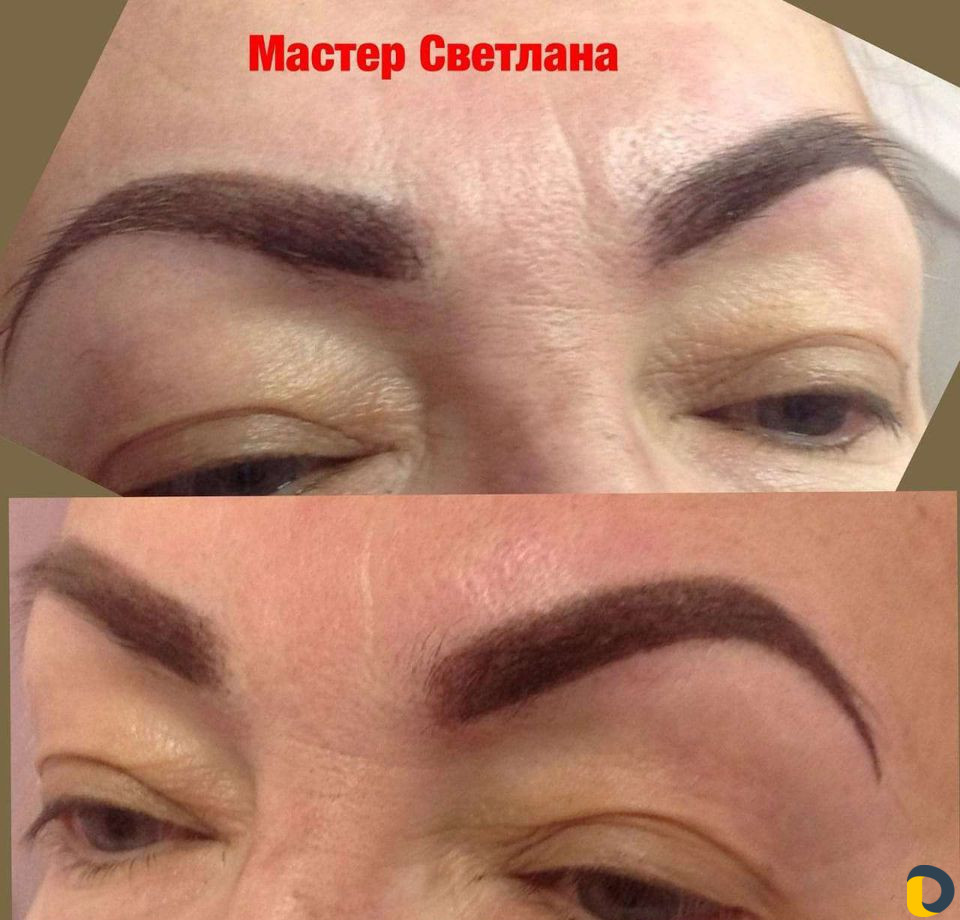 Перманентный макияж (татуаж) глаз бровей губ