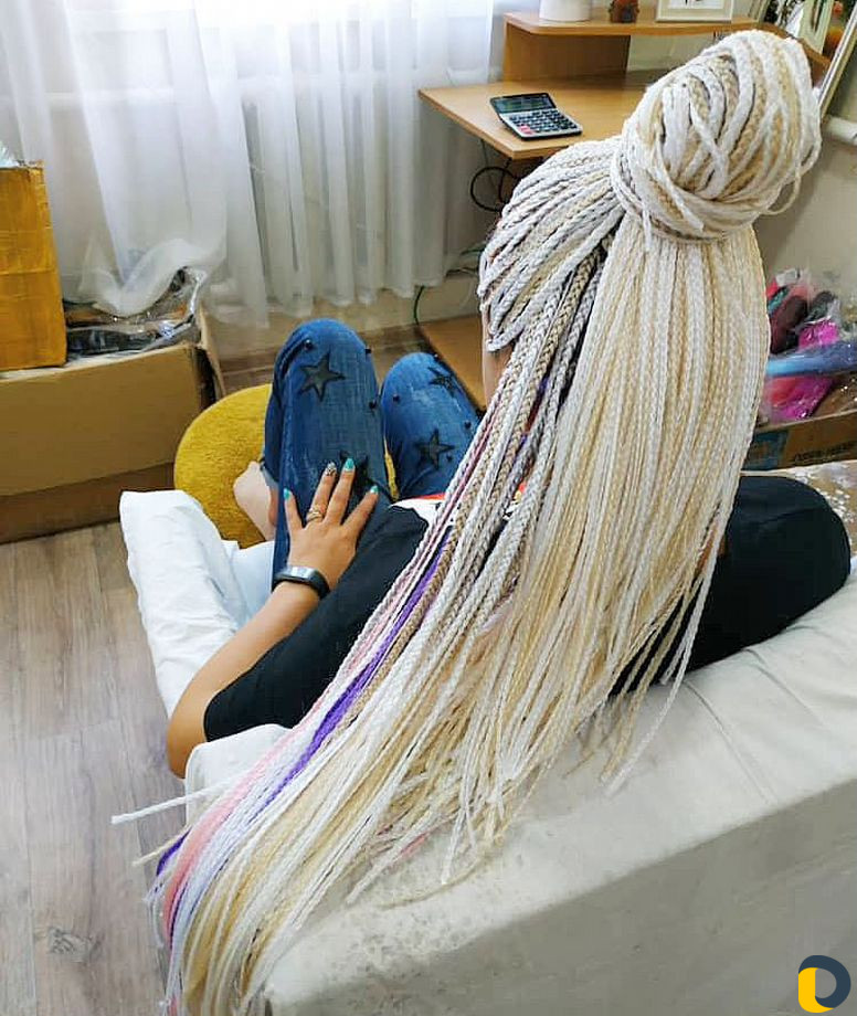 Плетение афрокос, косички зизи