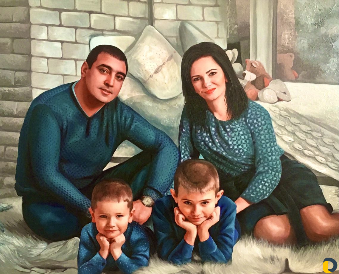 Подарок ручной работы портрет на заказ