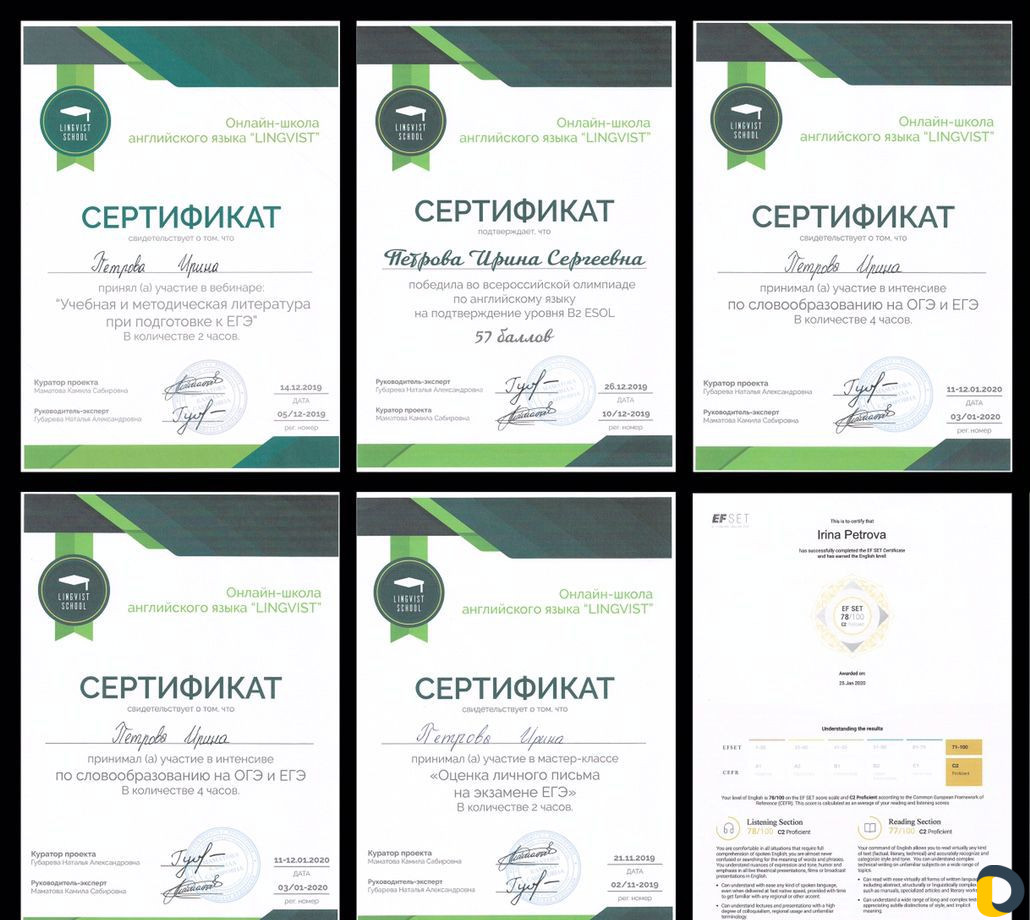 Подготовка к экзаменам по английскому языку онлайн