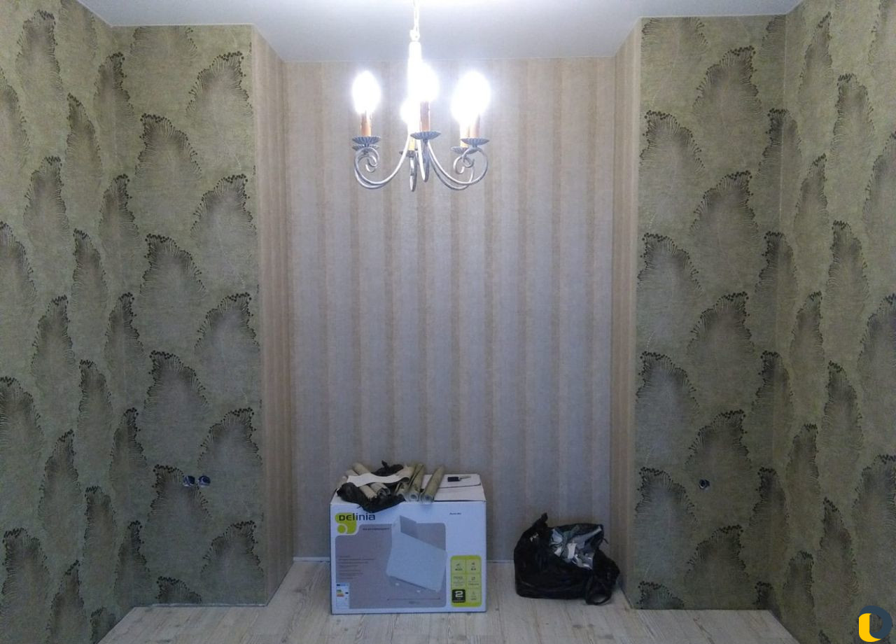 Поклейка обоев качественно