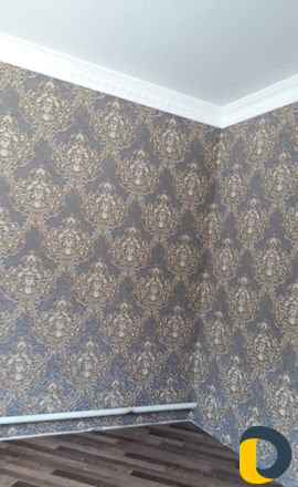 Поклейка обоев под лазер и внутренние работы