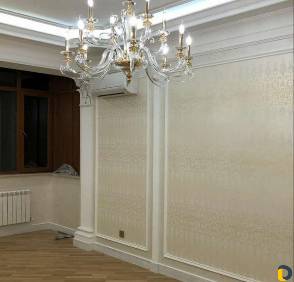 Поклейка обоев