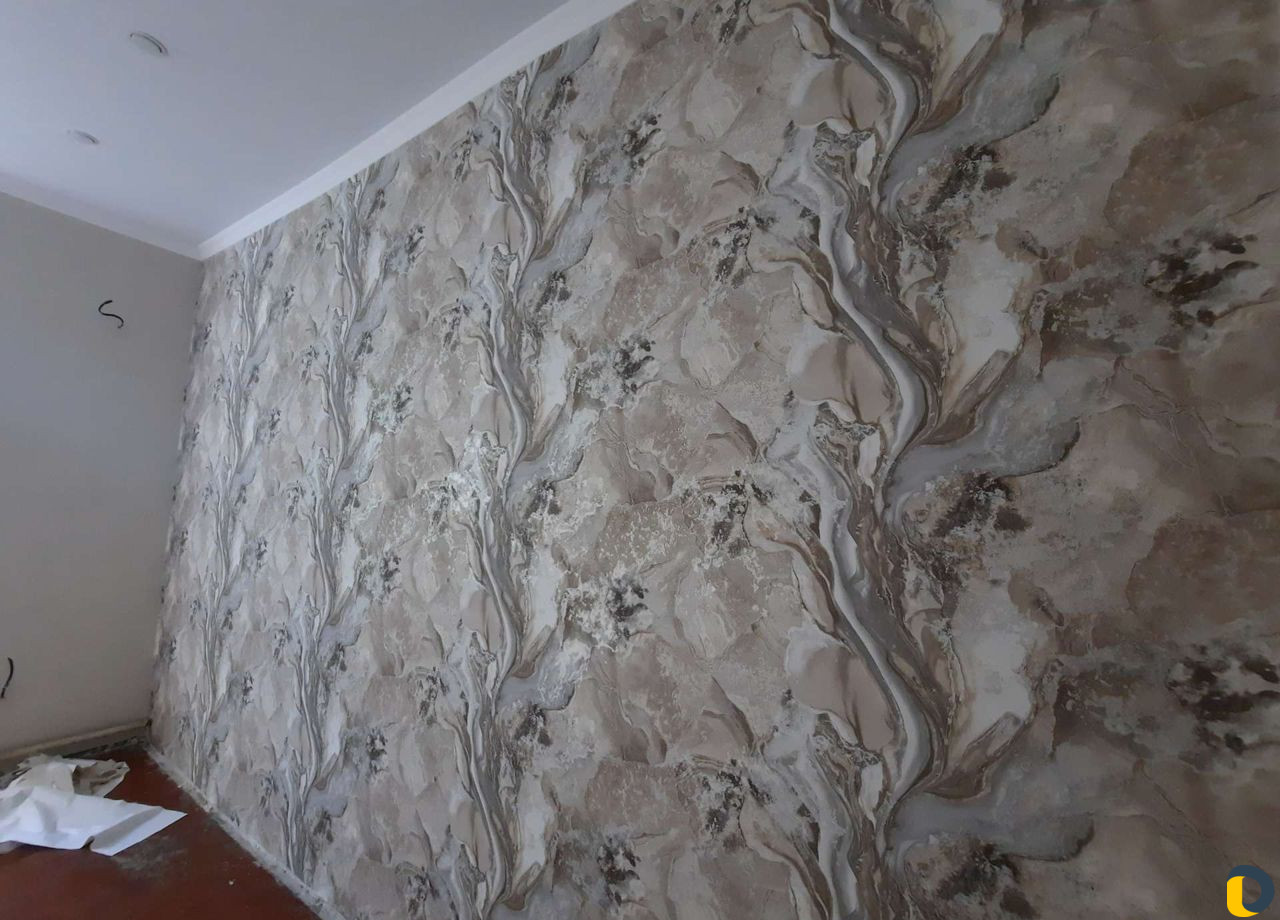 Поклейка обоев