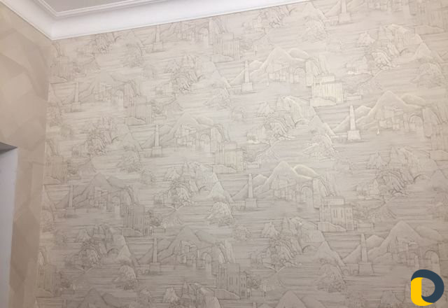 Поклейка обоев