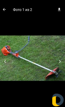 Покос травы на касилке