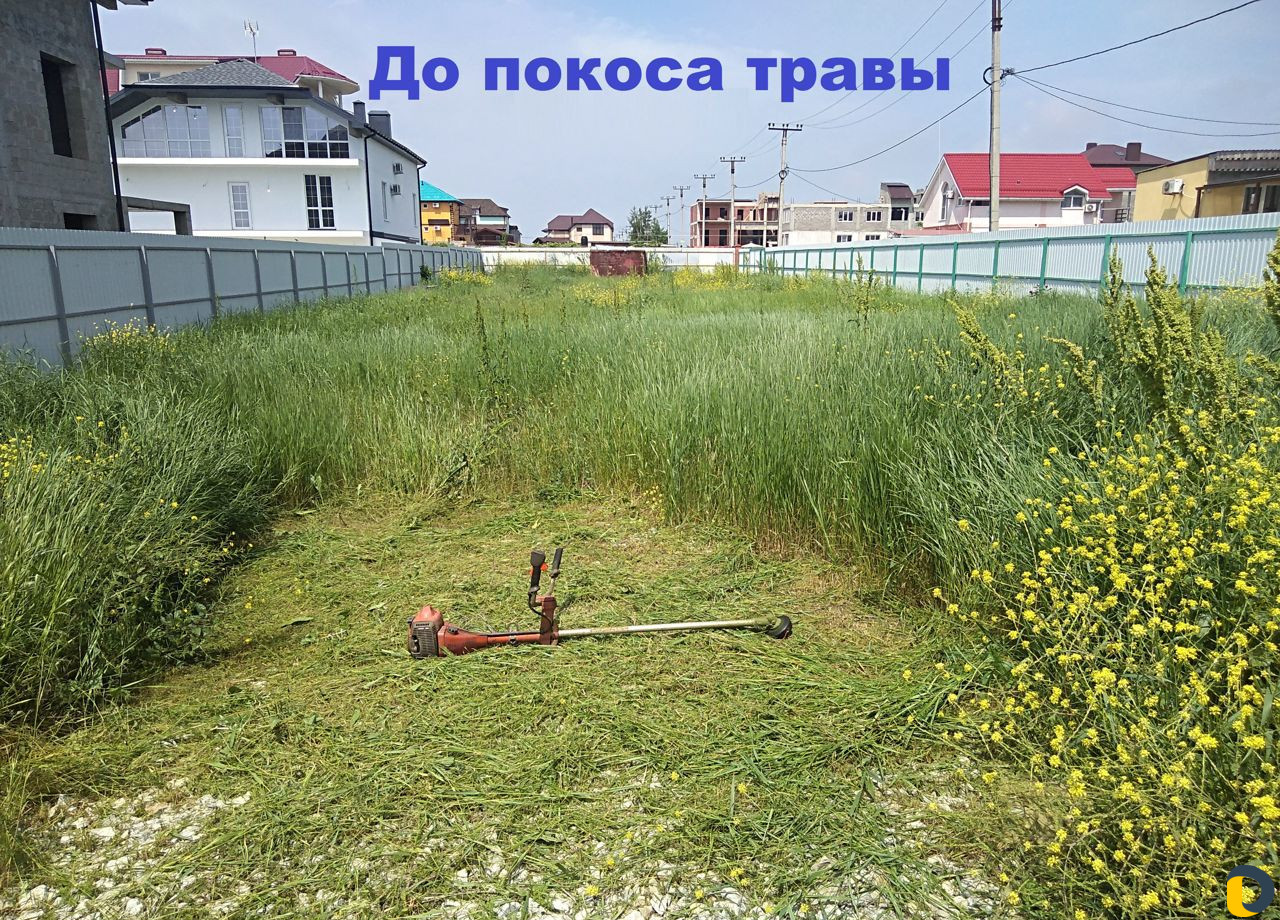 Покос травы. Расчистка участка, Вывоз мусора