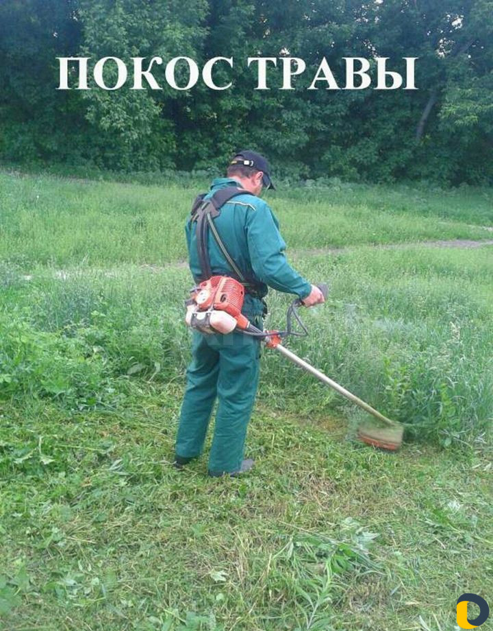 Покос травы спил деревьев Расчистка участка