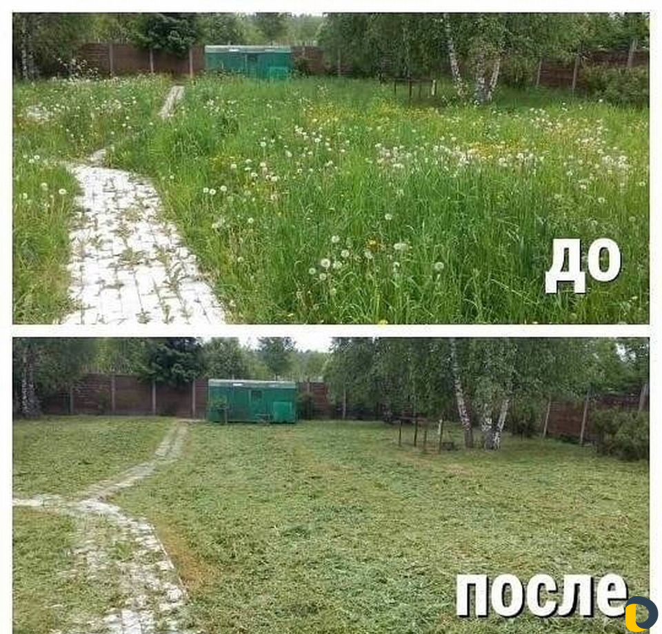 Покос травы.Спил деревьев.Расчистка участков