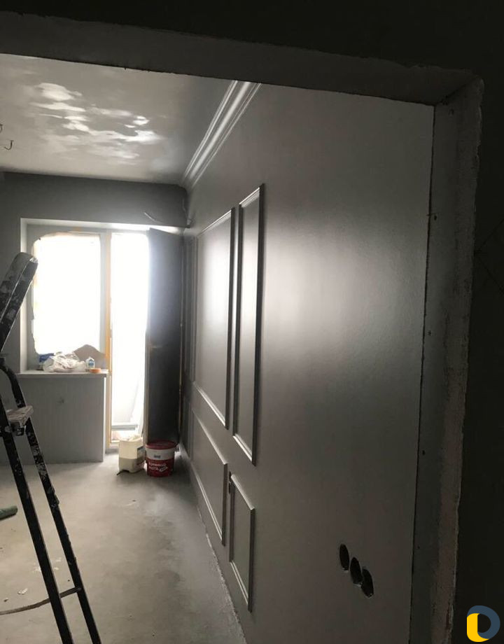 Покраска.Безвоздушная потолков стен полов фасадов