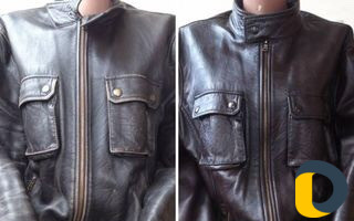 Покраска кожаных и замшевых изделий