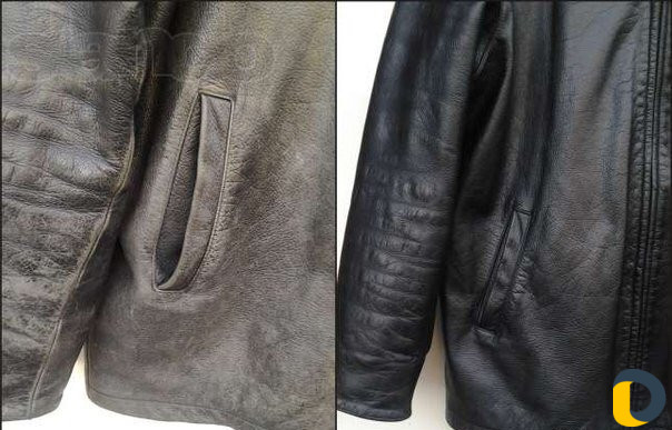 Покраска кожаных и замшевых изделий