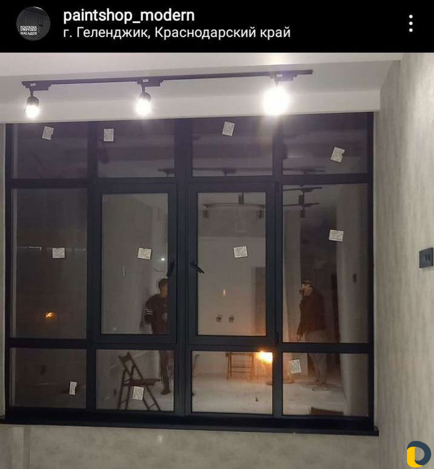 Покраска оконных рам пвх и дерево