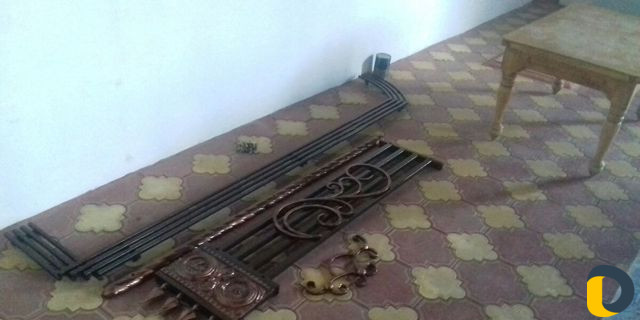 Покраска ворот с выздом