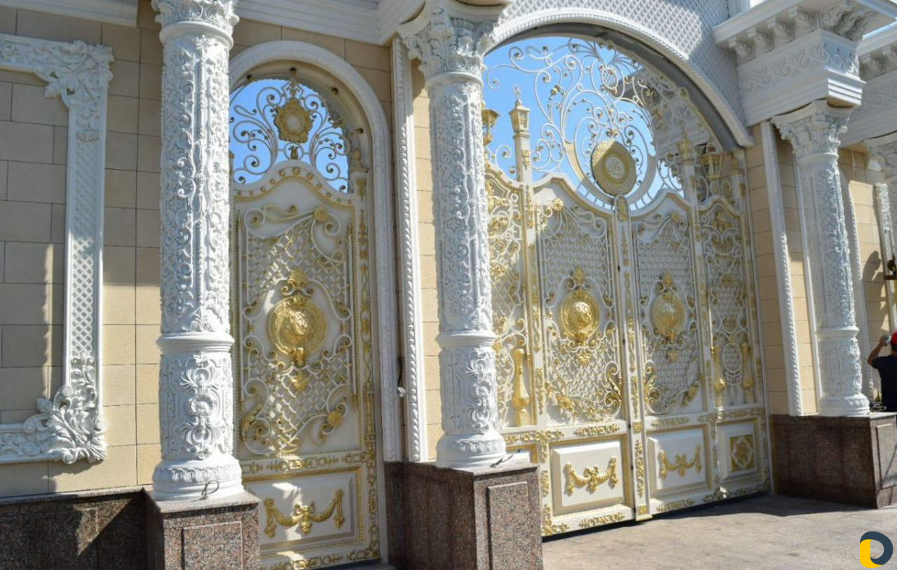 Покраска ворот
