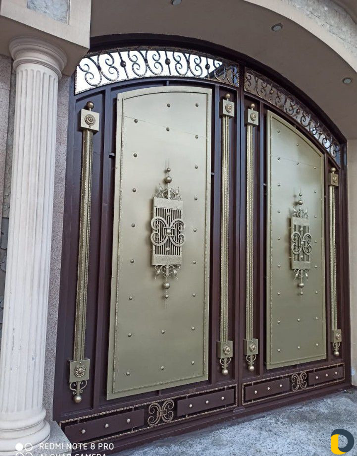 Покраска ворот