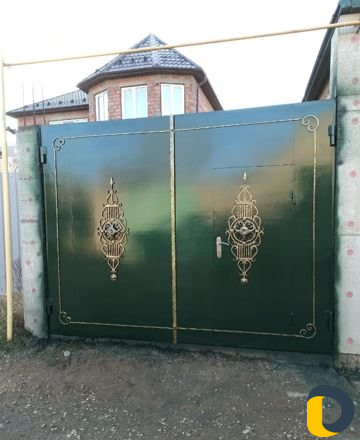 Покраска ворот