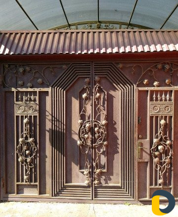 Покраска ворот