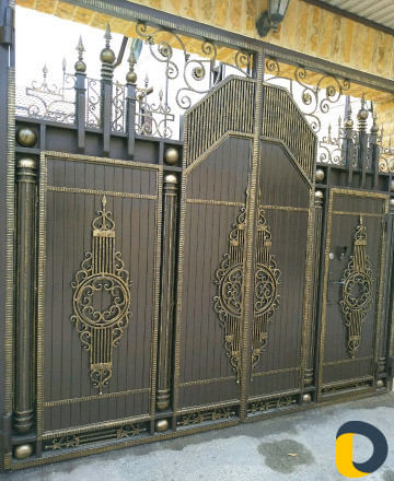 Покраска ворот