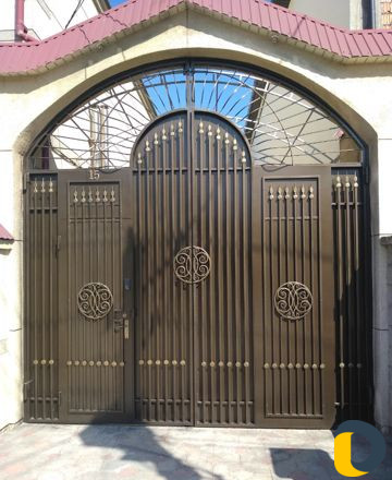 Покраска ворот