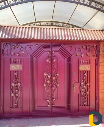 Покраска ворот