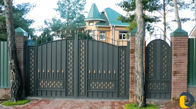 Покрасска ворот калиток качественно