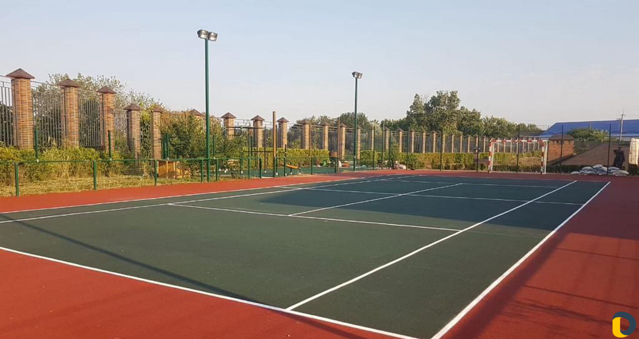 Покрытие бесшовное резиновое крошка, epdm, акрил