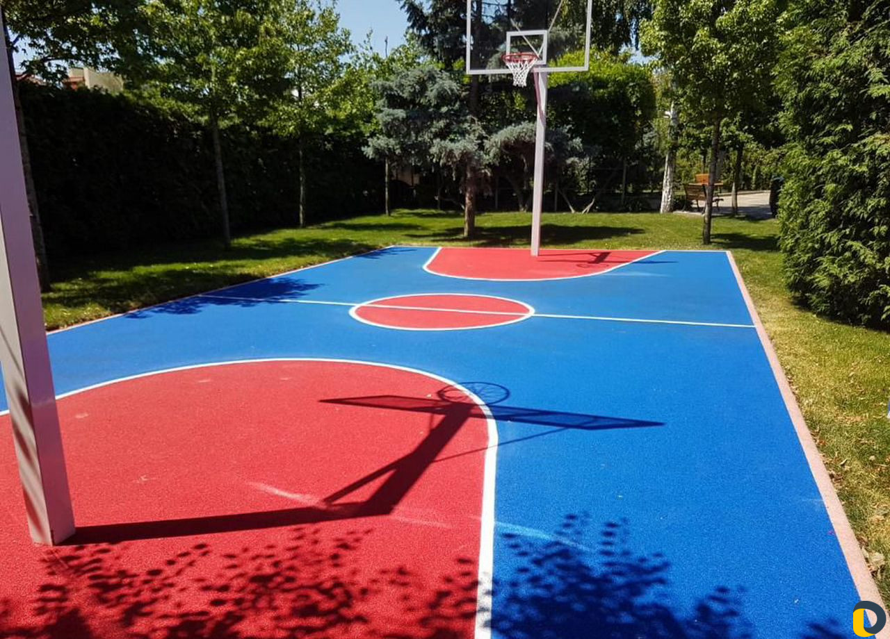 Покрытие бесшовное резиновое крошка, epdm, акрил